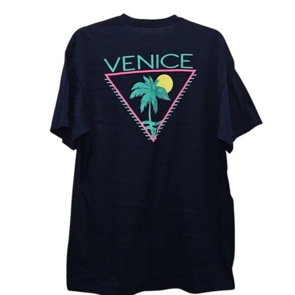 Fresh Vibes Venice CA Graphic Short Sleeve T-shirt Size Large New Streetwear - Picture 1 of 5